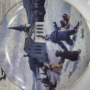 VINTAGE Keirstead collectible plate “My Turn” Fourth issue of “Early Memories